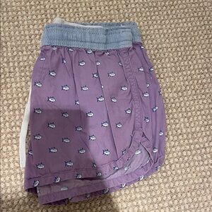 Simply Southern Lavender Fish Pattern Shorts
